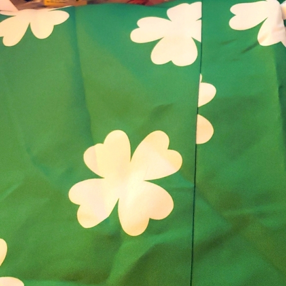Happy Hour by Tipsy Elves St. Patrick's Day Green with White Shamrocks Size S. - Picture 7 of 11